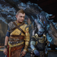 Loki stands next to Brok in God of War Ragnarok on PS5.